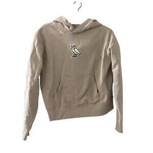 OVO October's Very Own Tan Owl Embroidered HOODIE Drake sz S
